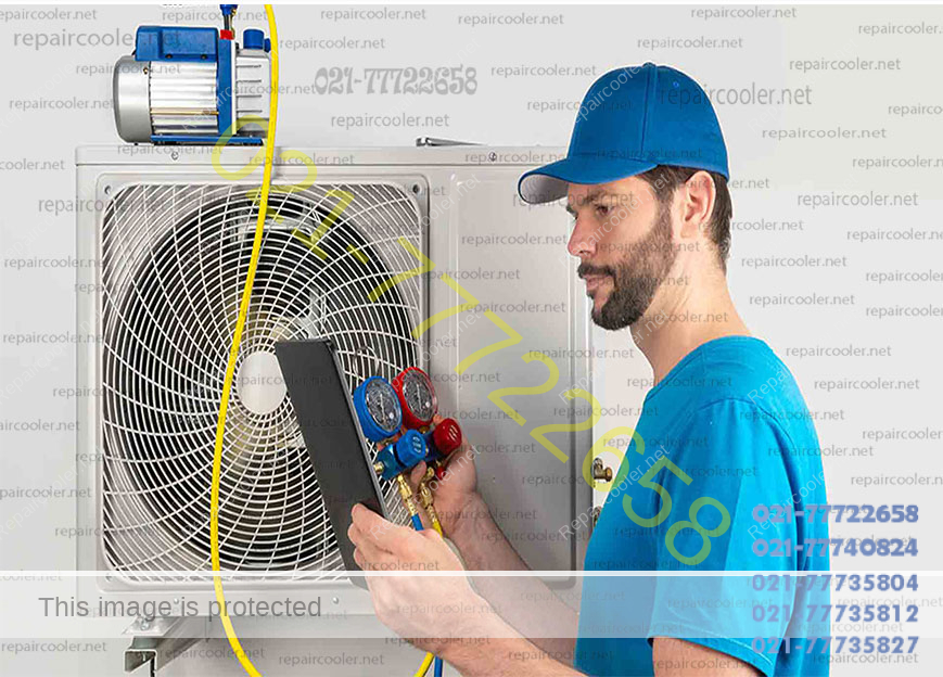 نحوه-وکیوم-و-شارژ-گاز-کولر-گازی-و-داکت-اسپیلت