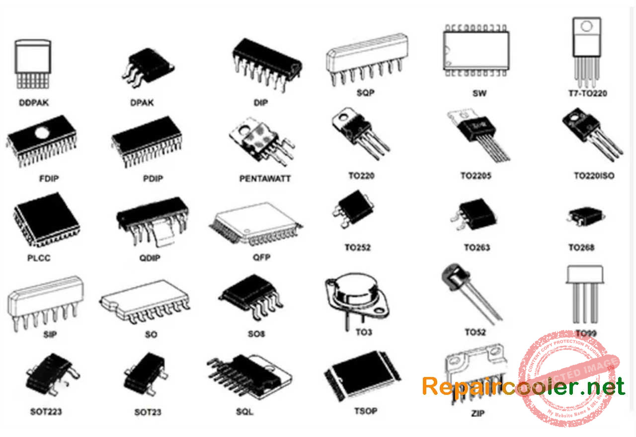 آی‌سی-و-میکرو-کنترلر-(IC-&-Microcontroller)-کولر-گازی-آشنایی-با-قطعات-برد